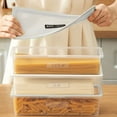 thumbnail image 7 of MOPOOR Transparent Storage Box,Airtight Food Storage Containers with Lids, Kitchen Canisters for Spaghetti, Pasta, Dry Food for Pantry Organization and Storage, 7 of 7