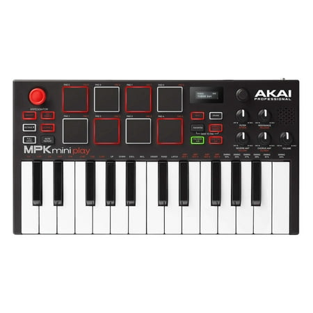 AKAI Professional MPK Mini Play MIDI Keyboard Controller with Built-in