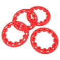 thumbnail image 1 of 4pcs ATV Wheel Hub Trim Anti Scratch Universal Plastic Go Kart Wheel Trim Hub  Decor Rim Cap for 7 Inch Tires, 1 of 7