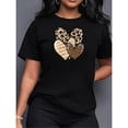 thumbnail image 1 of Camiseta de mujer con estampado de tres corazones, 1 of 6