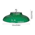 thumbnail image 2 of Kafsov Bird Feeder Rain Guard - Plastic Dome Shield, Weatherproof Squirrel-Proof Cover for Outdoor Tube, Tray & Dome Feeders Green, 2 of 5