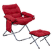 thumbnail image 1 of Silla plegable acolchada con taburete ilios innova  Rojo, 1 of 2