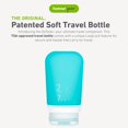 thumbnail image 2 of Botella de viaje humangear GoToob+, silicona recargable, 74 ml, 2 of 6