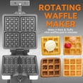 thumbnail image 2 of Máquina para hacer gofres Baker's Friend Mini Flip de acero inoxidable, 2 of 6