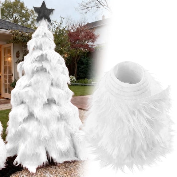 Faux Fur Fabric, Shaggy Plush Faux Fur, 2x70 Inch Fabric Precut Strips, Craft Beard Hair, Beard Miniature Dolls Rugs Mats Gift, Winter Halloween Christmas Costume Party Decor, White
