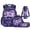 Purple Axolotl, variant on KUIFORTI Green Dinosaur Boys Backpack 4Pcs Set, Cool School Bag with Lunch Box Pencil Pouch for Elementary Primary Middle School Back to School Gifts