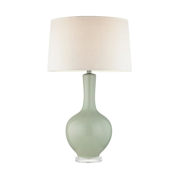 33 Mint Green Ceramic Table Lamp With Soft White Shade Com 33 Mint Green Ceramic Table Lamp, Mint Green Lamp