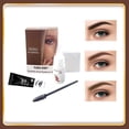 thumbnail image 1 of de color portátil Tinte para cejas y ñas Semipermanente Tinte de 15 tiempo de tiempo de tiempo de para tinte instantáneo Crema para cejas Salón , negro Yinane Tinte en gel para cejas, 1 of 8