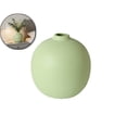 thumbnail image 1 of Round Vase – 3.86" Modern Plastic Planter for Tabletop, Shelf & Office Decor – Lightweight, Shatterproof & Easy-Clean Centerpiece, 1 of 5
