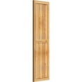 thumbnail image 3 of 16 1/8"W x 58"H TimberCraft Three 5 3/8" Boards Framed Board-n-Batten Shutters, Rough Sawn Western Red Cedar (Per Pair), 3 of 13