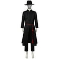 thumbnail image 2 of ZTACE POP Singer Stars Costume - Saija Boys Grim Reaper Black Outfit, Men Dress up Outfit, Fancy Dress Costume - Black, S, 2 of 3