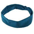 thumbnail image 1 of 1 pieza de diademas deportivas para hombres y mujeres, bandas antideslizantes para el cabello, bandas para la cabeza para correr sudor para deportes de fitness, azul, 1 of 7