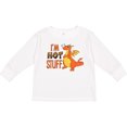 thumbnail image 3 of Inktastic I'm Hot Stuff- Cute Dragon Boys or Girls Long Sleeve Toddler T-Shirt, 3 of 5