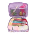 thumbnail image 3 of Kit de hilo de crochet con mango ergonómico, tamaños marcados, colores surtidos, juego de agujas de crochet alisadoras para principiantes., 3 of 14