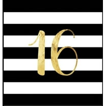 Happy 16th Birthday Guest Book (Hardcover): Sweet Sixteen Guest book, party and birthday celebrations decor, memory book, (Hardcover)