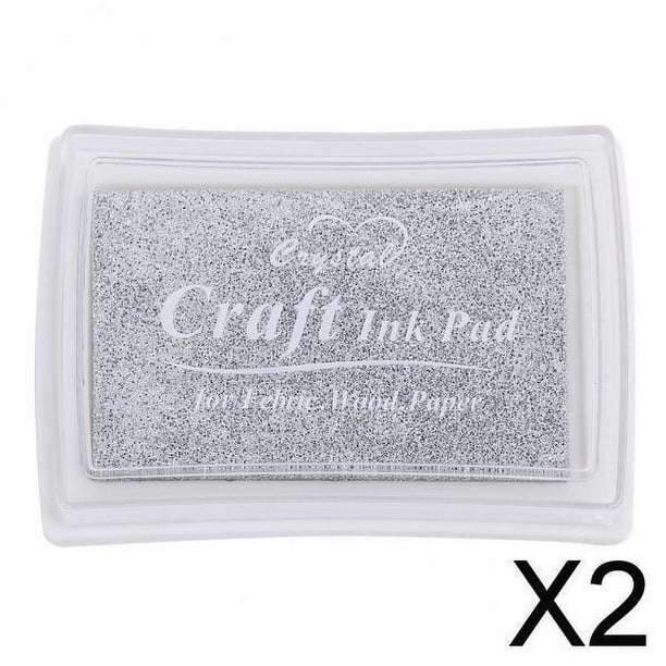 Paquete de 2-4 almohadillas de tinta, papelería coreana, manualidades DIY para tela de papel 2 piezas