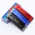 thumbnail image 4 of MasteelfCA 10 Hole Plastic Harmonica Music Instrument for Beginner Students Kids Gift (Red), 4 of 7
