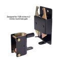 thumbnail image 5 of NFTIGB 2 Way Gate Latch Lockable Anti Sag Sturdy Construction Black Farm Gate Latch for 1 5/8in to 2in Round Tube Gate (15.00 cm / 5.91 inches), 5 of 9