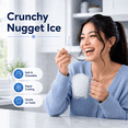thumbnail image 4 of Friwest Nugget Ice Maker Countertop, Portable Pebble Ice Machine with Self-Cleaning, Soft Chewable Ice Maker for Home Kitchen Office RV, 4 of 9