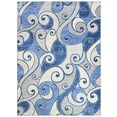 thumbnail image 2 of Handcraft Rugs-Swirls Rugs/Luxury Livingroom Modern Soft/Smooth-Blue/Silver/Gray/White, 2 of 9