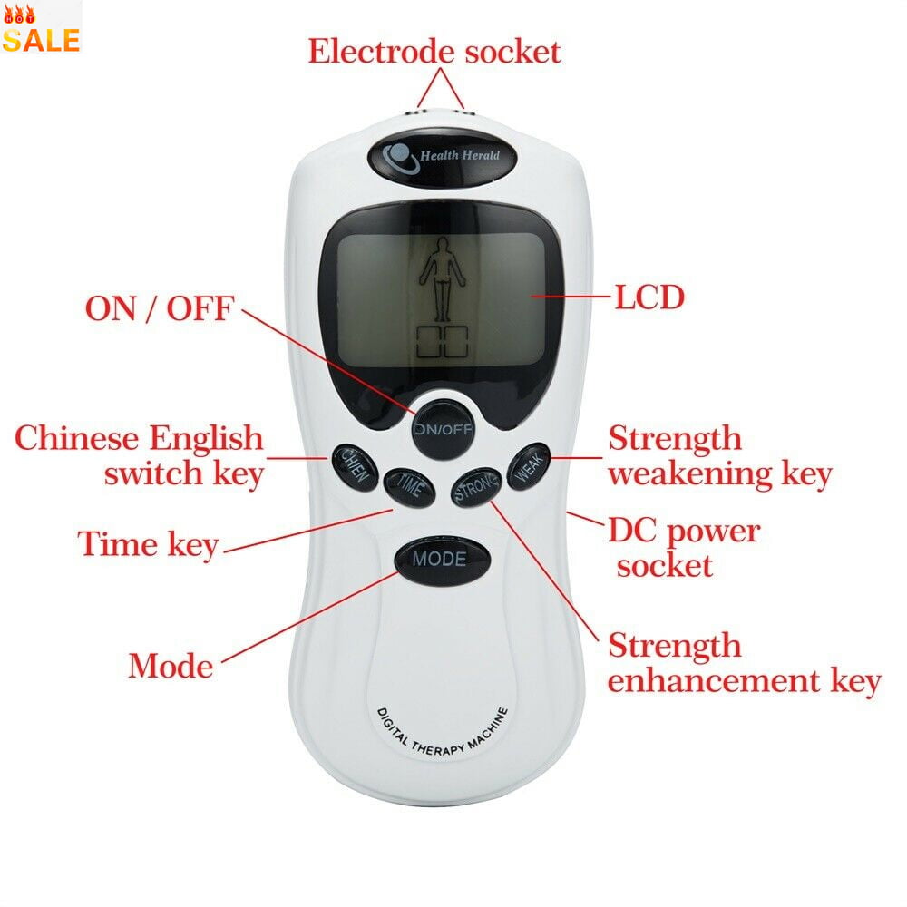 1pc Multifunctional Digital Massage Device With Cross-Border Acupuncture Therapy  Machine, Electronic Pulse Massager