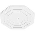 thumbnail image 2 of 38"OD x 2"ID x 15"C x 1"P Westin Architectural Grade PVC Contemporary Ceiling Medallion, 2 of 11