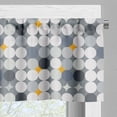 thumbnail image 3 of Ambesonne Art Deco Valance Pack of 2, Contemporary Rounds Motif, 54"X18", Multicolor, 3 of 5