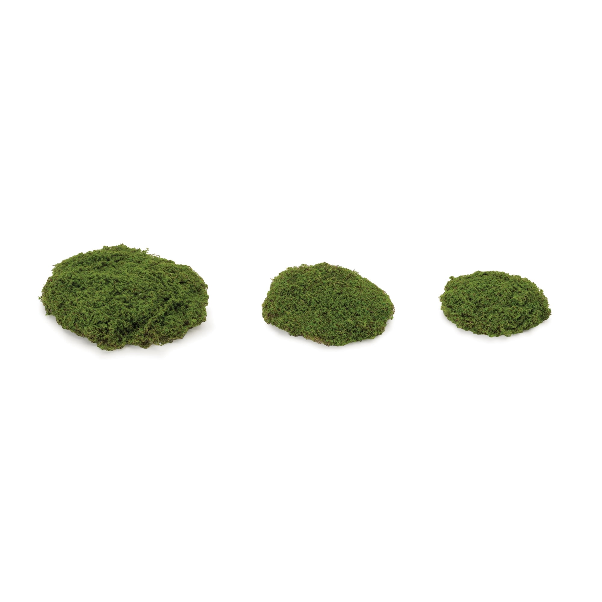 Melrose 96738DS 5.75 in., 7.25 in., 8.75 in. Styrofoam & PE Moss Pad, Green - Set of 3