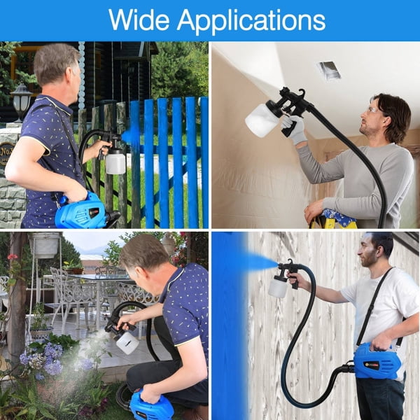 AsterOutdoor Spray Painter 650w Paint Sprayer Machine Hvlp Oil Primer Water Sprayer