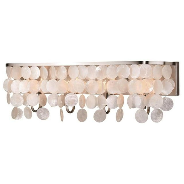 Vaxcel International W0271 4 Light Elsa Capiz Shell Vanity Light