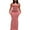 Rose, variante sur xiaxaixu Robe Longue Moulante Aguichant pour Femme, Cami, Été, Sans Manches, à Bretelles Spaghetti, Longues Robes, Décolleté, Robe de Soirée/Boîte de Nuit (Noir, Moyen)