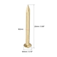 thumbnail image 2 of Uxcell Small Tiny Brass Nails for DIY Pictures Wooden Boxes Household Accessories 2x25mm, 2 of 5