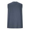 thumbnail image 5 of Mittory Womens Linen Tank Tops Loose Fit Comfy Lounge Wear Summer Sleeveless Crewneck Basic Camisole Lightweight Shirts, 5 of 7