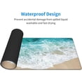thumbnail image 4 of Beach Ocean Coastal Extended Mouse Pad 31.5x11.8 Inch Sea Wave Cool Summer XL Desk Mat NonSlip Rubber Base with Stitched Edges Perfect for Office, Home, and Gaming, 4 of 6