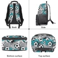 thumbnail image 6 of Pzuqiu Soccer School Backpack for Girls Kids Large Capacity Book Bag for Kindergarten Elementary Middle School Children's School Bag Rucksack with Water Bottle Pocket, 6 of 7
