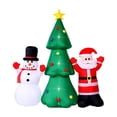 thumbnail image 2 of Decoraciones inflables navideñas, exhibición navideña, lindas decoraciones navideñas, juego de muñeco de nieve y de de Papá para, 2 of 8