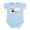 Sky Blue, variant on CafePress - Mate Body Suit - Baby Light Bodysuit, Size Newborn - 24 Months