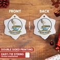 thumbnail image 3 of 3drose, Funny Worlds Greatest Sound Mixer Cartoon, 3 inch Snowflake Porcelain Ornament, 3 of 7