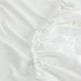 thumbnail image 6 of Serta Simply Clean 4-Piece Antimicrobial Solid Bed Sheet Set, Full, White, 6 of 10