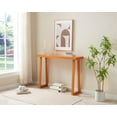 thumbnail image 2 of Kings Brand Furniture Claude Narrow Console Table Perfect for Sofa Table, Entryway Table for Hallway (Honey Ginger), 2 of 5