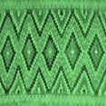 thumbnail image 1 of Ahgly Company Indoor Square Southwestern Emerald Green Country Area Rugs, 6' Square, 1 of 4