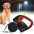 thumbnail image 2 of Laisse Rétractable Double pour Chien avec Lampe de Poche et Support de Sac à Crottes, Laisse Double Rotative à 360° pour Petits à Grands Chiens – Accessoire de Promenade Mains Libres, 2 of 8