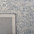 thumbnail image 6 of SAFAVIEH Micro-Loop Winthrop Geometric Diamonds Wool Area Rug, Navy/Ivory, 5' x 8', 6 of 9