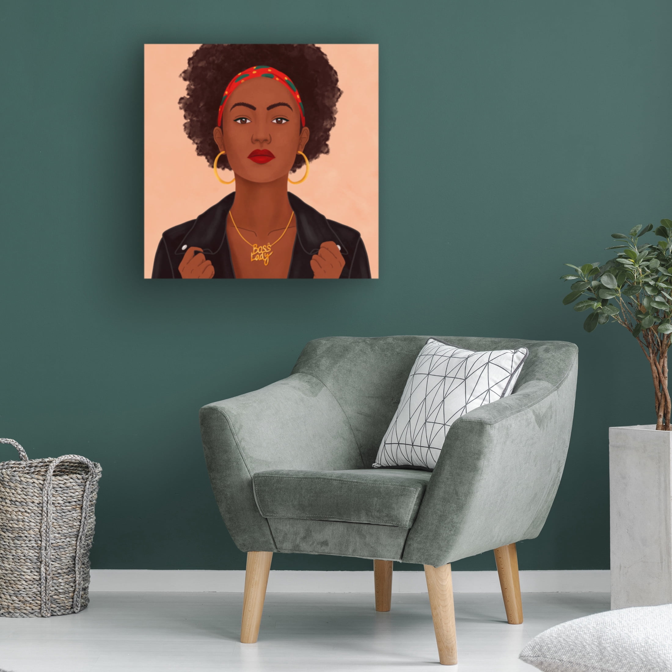 Trademark Fine Art Petra Holikova Boss Lady Canvas Wall Art