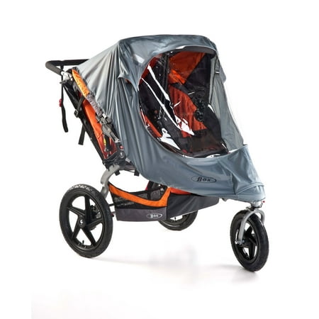 UPC: 0652182715809 | BOB Weather Shield for Duallie Swivel Wheel Strollers Grey