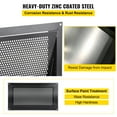 thumbnail image 3 of BENTISM Crawl Space Flood Vent 8" Height x 16" Width x 2" Depth Foundation Flood Vent to Reduce Foundation Damage and Flood Risk, Black, Wall Mounted, for Crawl Spaces, Garages, 3 of 9