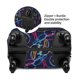 thumbnail image 2 of Balery Multicolor Bowling Funda de equipaje, fundas para maletas, elástica, lavable, protector de maletas, compatible con maletas de 18 a 32 pulgadas-Medium, 2 of 7