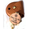 thumbnail image 3 of Trust in The Lord with All Your Heart -Proverbs 3: 5-6 Quote Engraved Compass with Wooden Box,Camping Compass, Gift Compass, Graduation Day Gifts-Religious Gifts 2023 Compass for Women Mens Boy Girls, 3 of 5