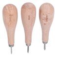 thumbnail image 2 of Leather Awl,3Pcs Leather Awl High Sewing Awl Tool Leather Stitching Awl Built to Last, 2 of 8