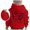 Red, variant on Zylarhe Boys Sweatshirts Girl Hoodie Long Sleeve Soft Sweatshirt Graphic Hoody Kids Cute Pullovers Top Clothes for Girls with Cozy Feel Grey 12-13 Years